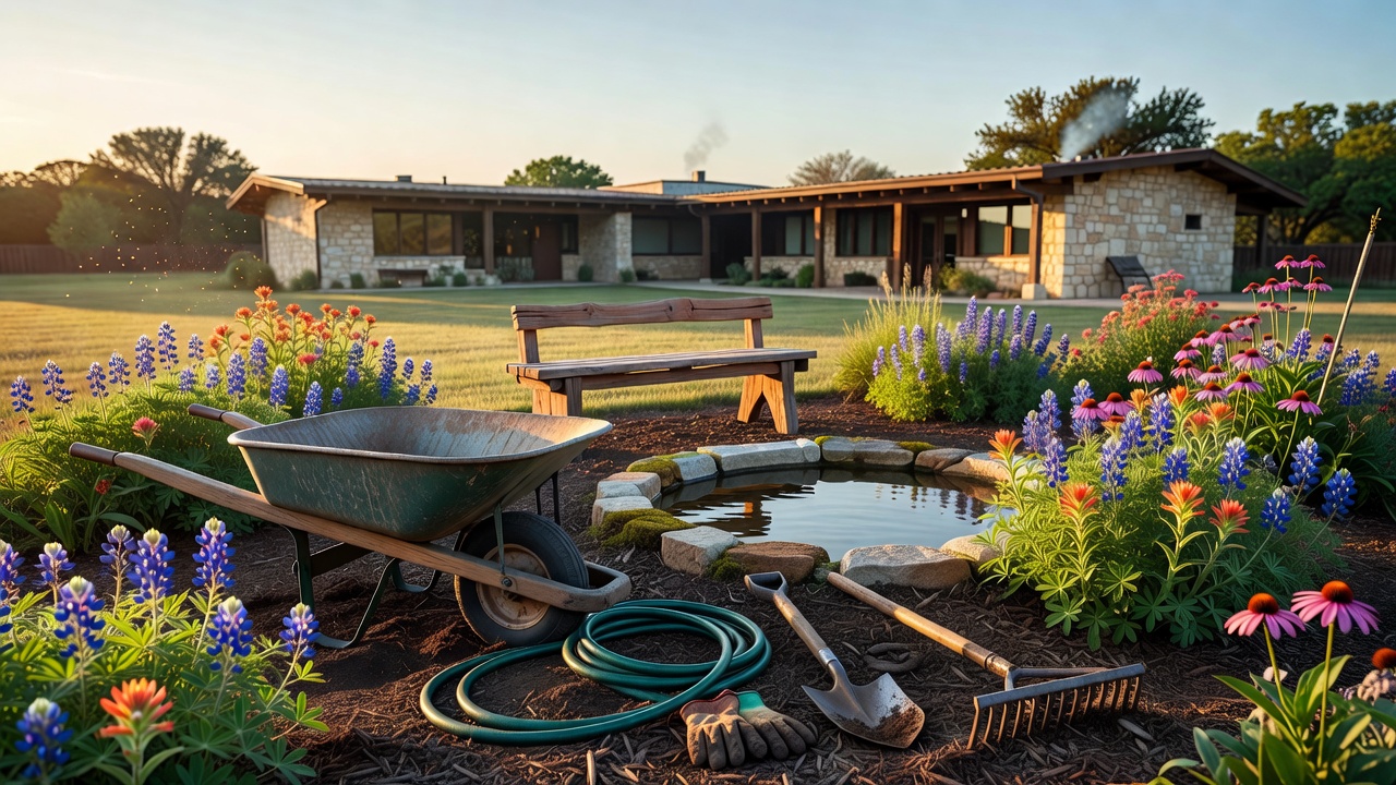 Breaking ground on the healing garden