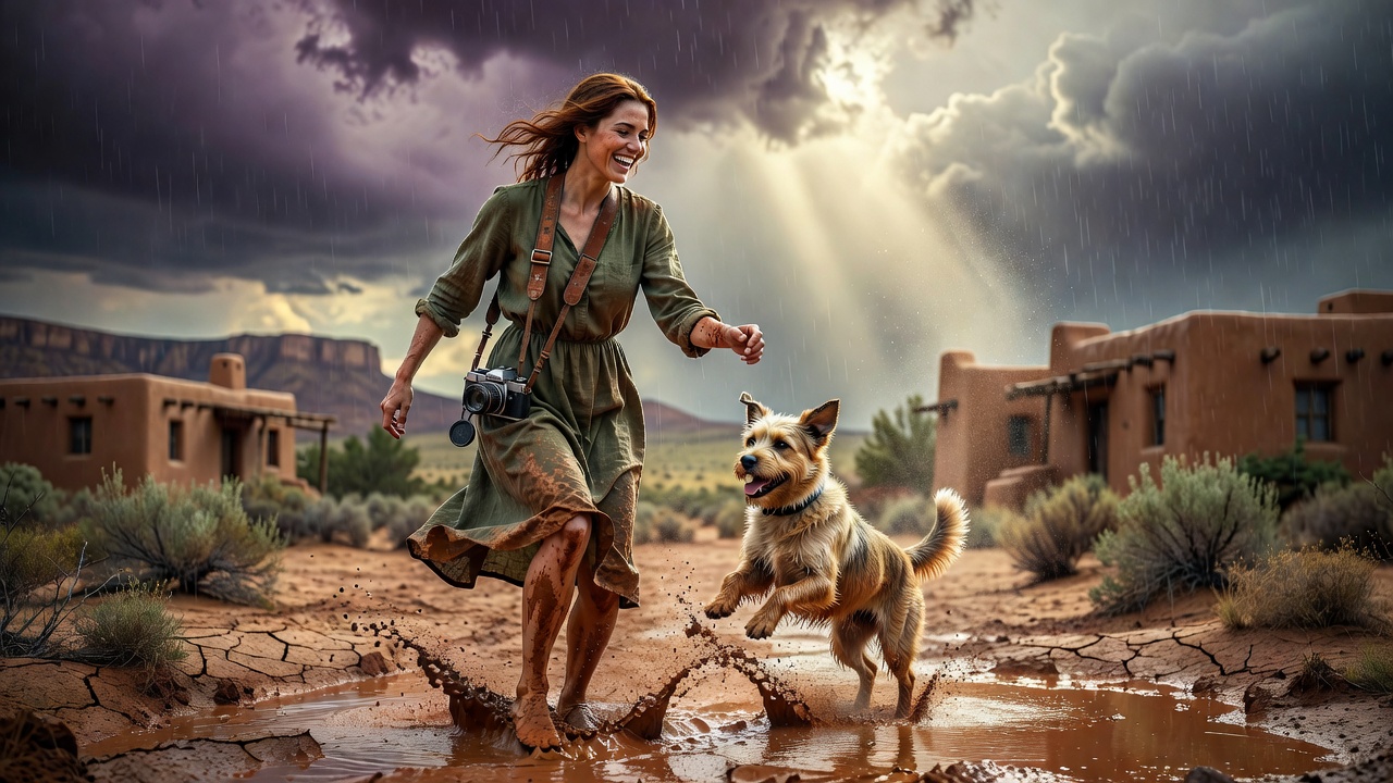 Dancing in Desert Rain with Willow