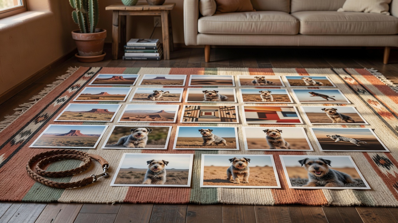 Photo book dummy with Willow as art director