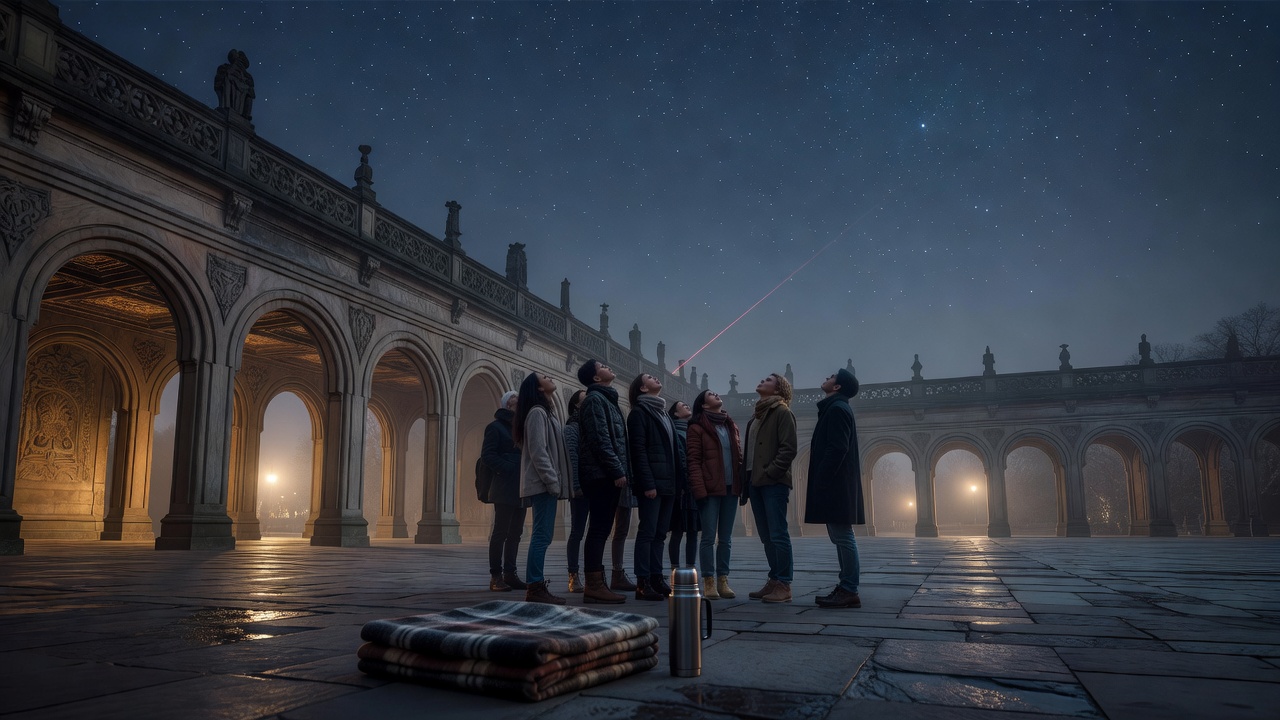 Friday stargazing under Bethesda Terrace