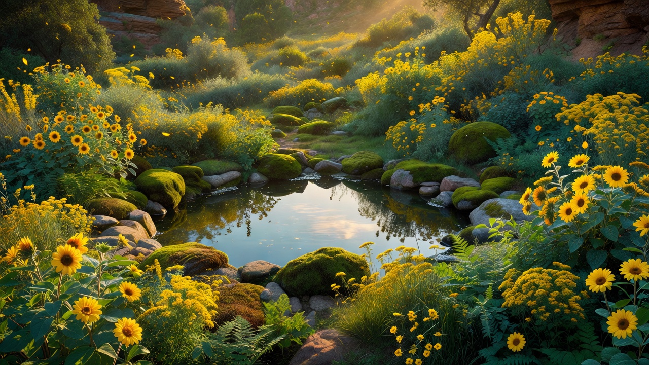 The Garden That Prescribed Its Own Colors