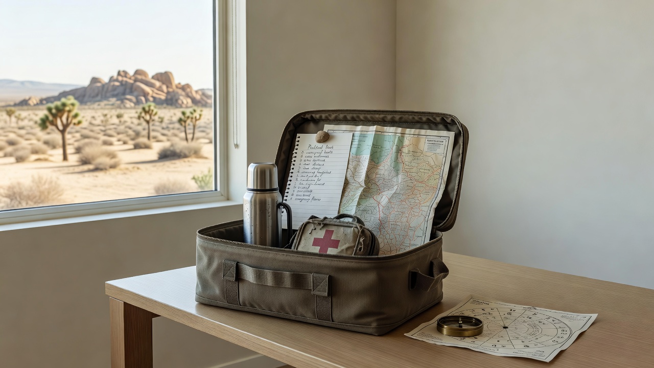 Joshua Tree packing and a long documentary call