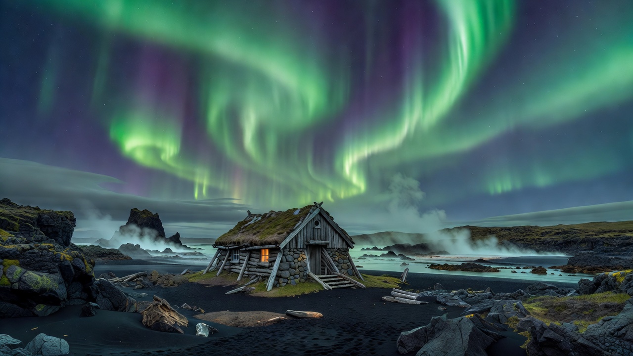 Building a sanctuary under Iceland's aurora