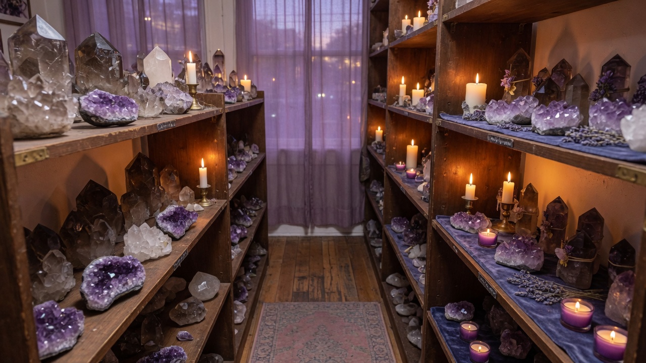 Crystal shopping that became a reunion