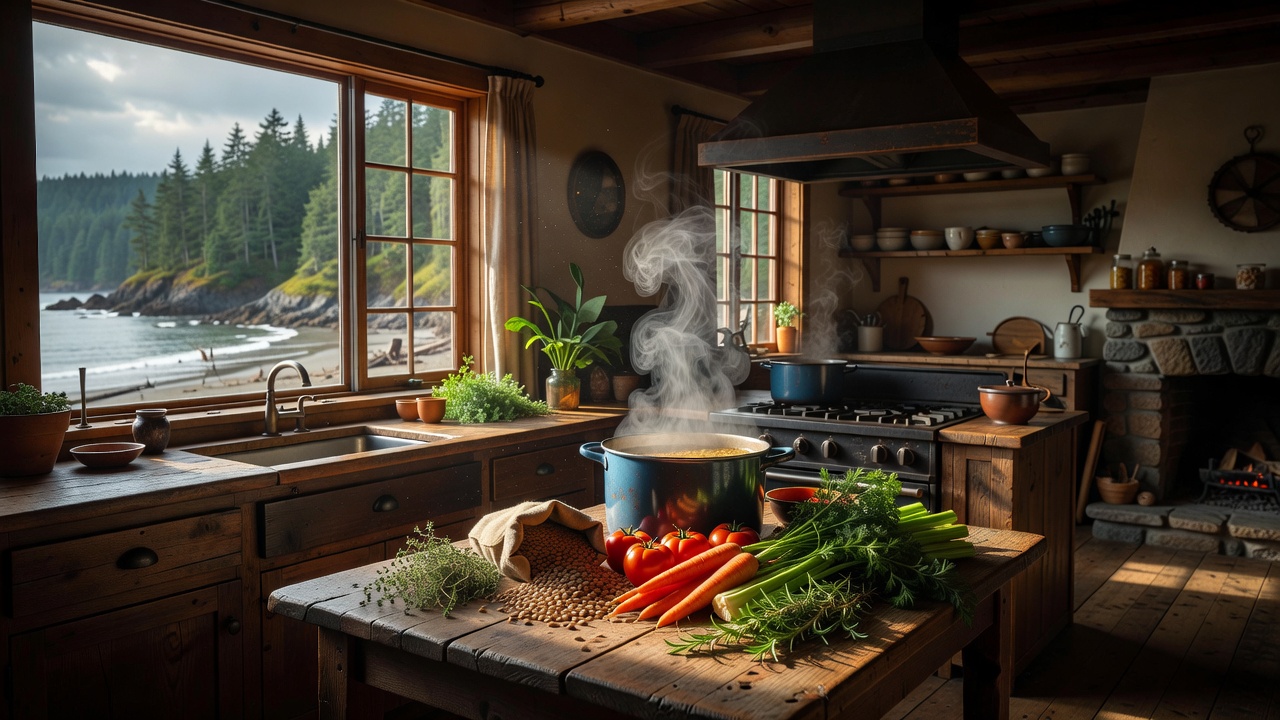 Herbivore at Fifty-Seven: Lentil Soup as a Love Language