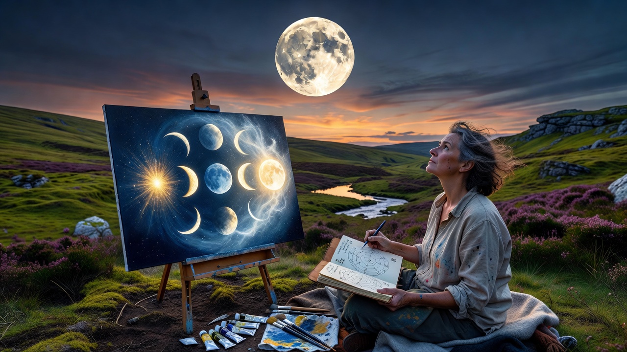 Moon Phases for Artists: Creating by Lunar Light