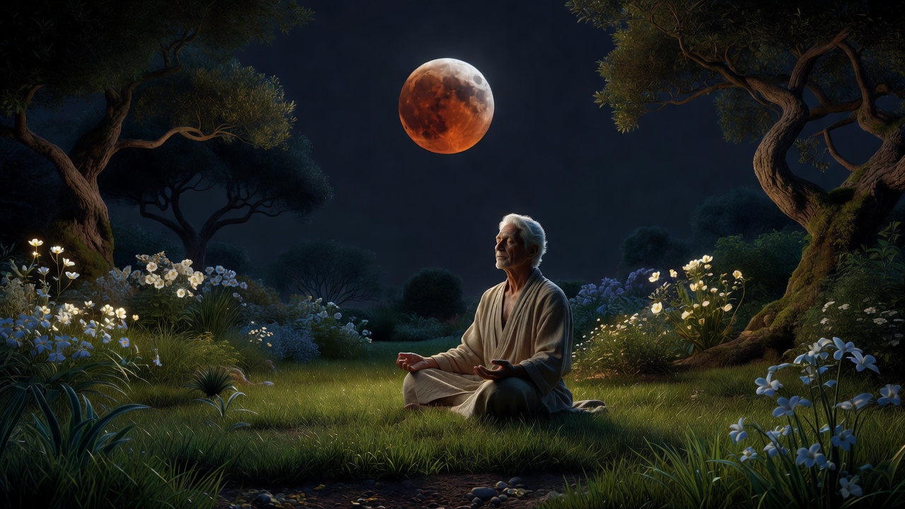 Meditating in the Moon's Shadow