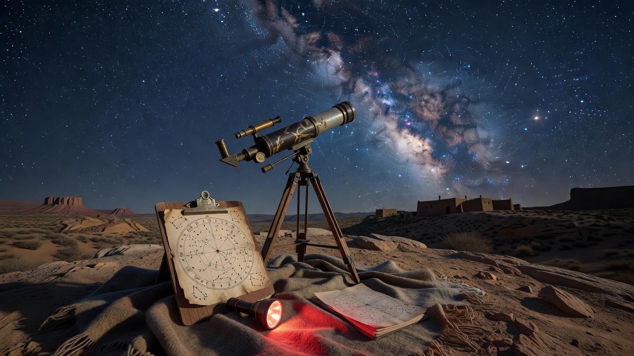 Star mapping with a thrifted telescope