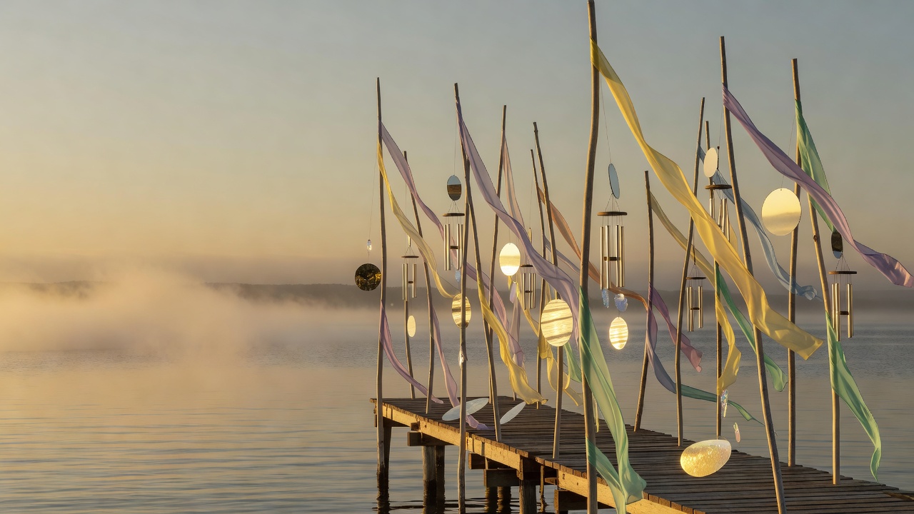 The Whimsical Winds of Pier 39: A Clown Learns to Build What She Can't Hold